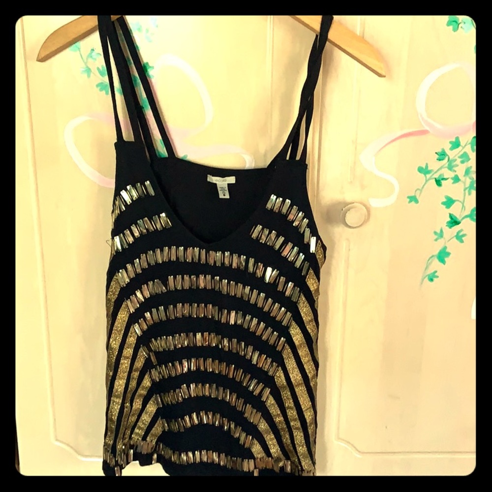 Urban Outfitters Fun black and gold tank top